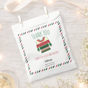 Ugly Sweater Christmas Baby Shower  Favour Bag