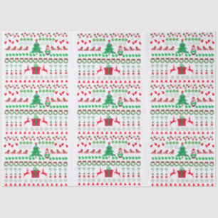 Ugly Sweater Christmas design Tissue Paper