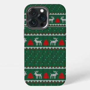 Ugly Sweater Christmas Faux Knit Pattern Case-Mate iPhone 13 Pro Case
