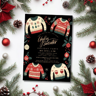 Ugly Sweater Christmas Holiday Party Invitation