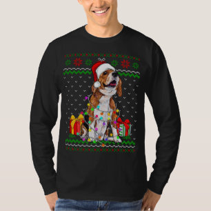 Ugly Sweater Christmas Lights Beagle Dog Lover