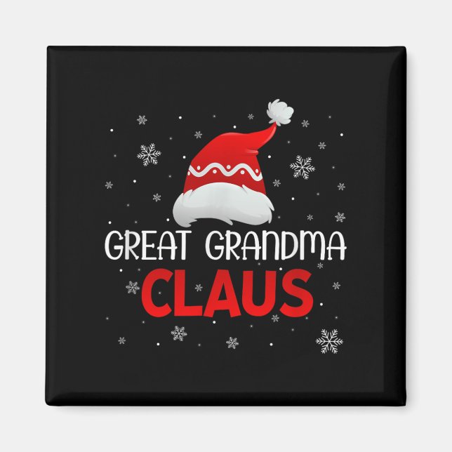 Ugly Sweater Christmas Matching Costume Great Gran Magnet (Front)
