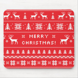 Ugly Sweater Christmas Mouse Pad