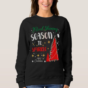 Ugly Sweater. Christmas Santa Reindeer Snowman Gin Sweatshirt