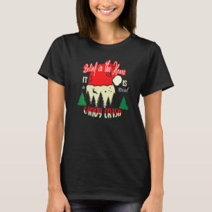 Ugly Sweater. Christmas Santa Reindeer Snowman Gin T-Shirt