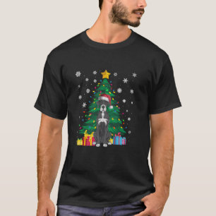 Ugly Sweater Christmas Tree Lights Great Dane Dog