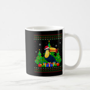 Ugly Sweater Christmas Tree Santa Hat Toucans Xmas Coffee Mug