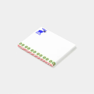 Ugly Sweater (Deal With It) Reindeer Post-it Notes