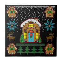 Ugly Sweater Gingerbread House Men