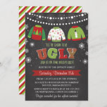 Ugly Sweater Holiday Christmas Party Invitation<br><div class="desc">This funny ugly sweater adult party invitation is perfect for your holiday get together!!</div>