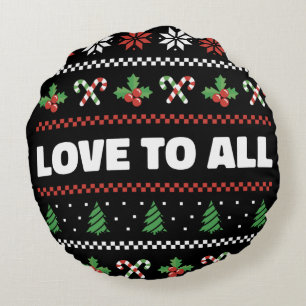 Ugly Sweater - Lovely Saying Christmas Jumper Round Cushion