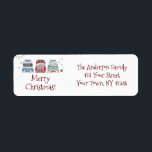 Ugly Sweater Merry Christmas Return Address Return Address Label<br><div class="desc">Finish off your Holiday greeting cards and invitations with our Ugly Sweater Merry Christmas Return Address Labels. Personalise with your own message and address to create a one of a kind label your friends and family are sure to love.</div>