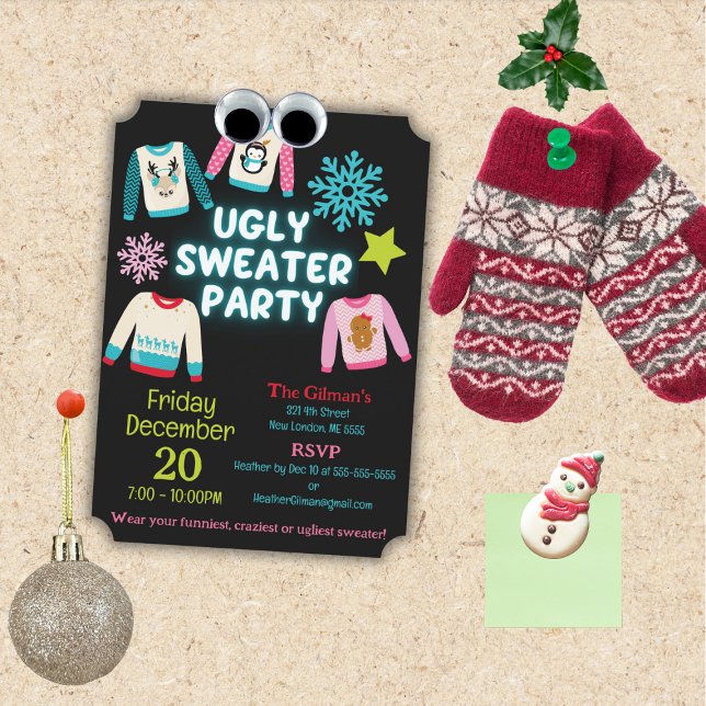 Ugly Sweater Party  Invitation (Creator Uploaded)