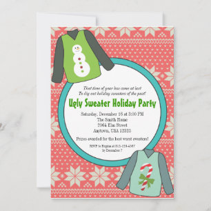 Ugly Sweater Party invitations