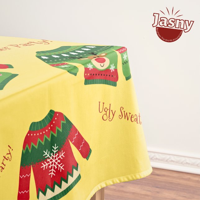 UGLY SWEATER PARTY TABLECLOTH (Creator Uploaded)