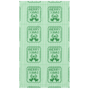Ugly sweater pattern jingle bells and Merry Xmas w Tablecloth