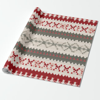 UGLY SWEATER PATTERN WRAPPING PAPER