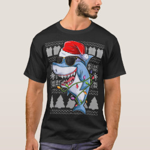 Ugly Sweater Santa Claus Shark Boys Apparel, Kids 