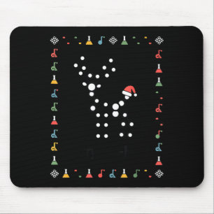 Ugly Sweater Science Christmas Chemistry Teacher M Mouse Pad