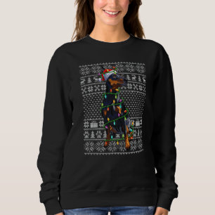 Ugly Sweater Style Santa Miniature Pinscher Dog Ch