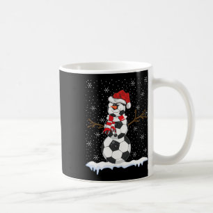 Ugly Sweater Style Snowman Soccer Ll Christmas Coffee Mug