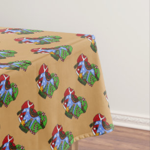 ugly sweater tablecloth