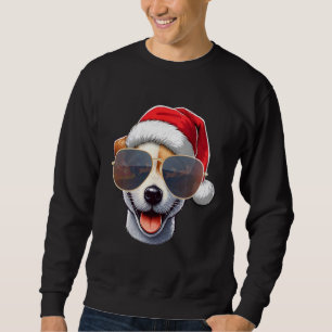 Ugly Sweater X-mas Santa Jack Russell Terrier Dog 