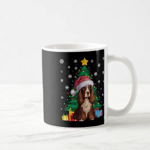 Ugly Sweater Xmas Tree Lights Boykin Spaniel Dog S Coffee Mug