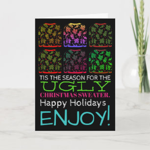 Ugly Sweaters Christmas Greeting Card