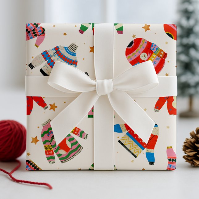 Ugly Sweaters Holiday Wrapping Paper (Creator Uploaded)