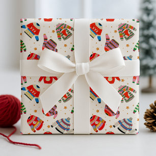 Ugly Sweaters small scale Holiday Wrapping Paper