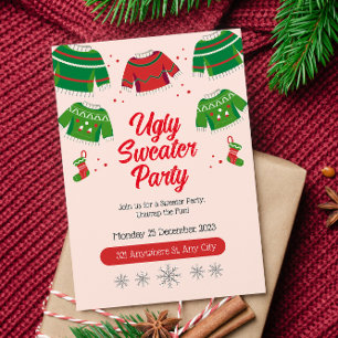 Ugly Sweather Party Invitation