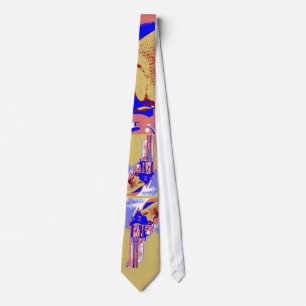 Ugly Tie with a Gun on it