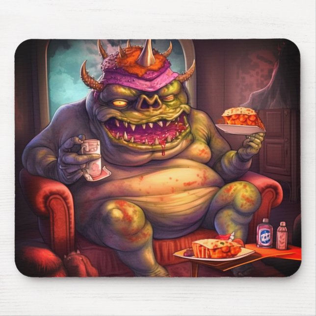 Ugly Toll Man Mouse Pad (Front)