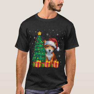 Ugly Toy Fox Terrier Santa Hat Christmas Lights Do T-Shirt