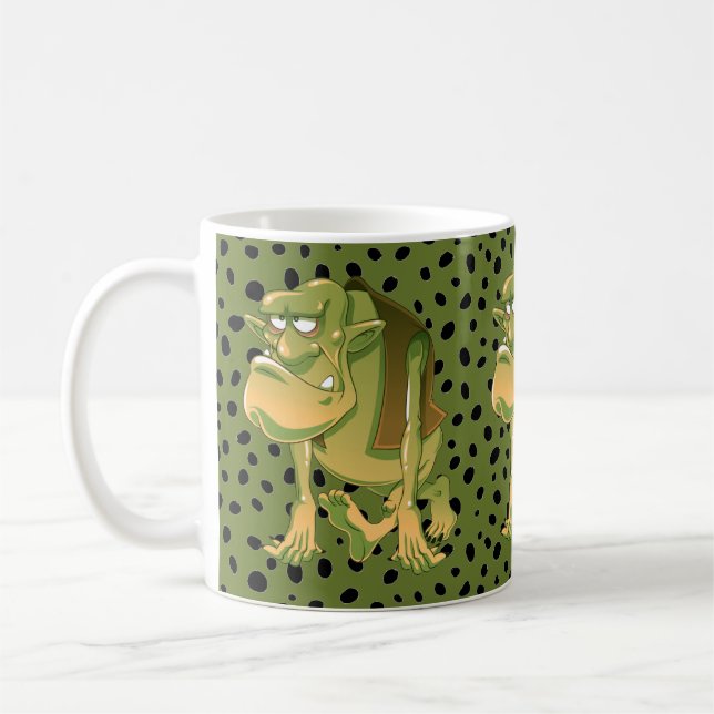 Ugly Troll  Coffee Mug (Left)