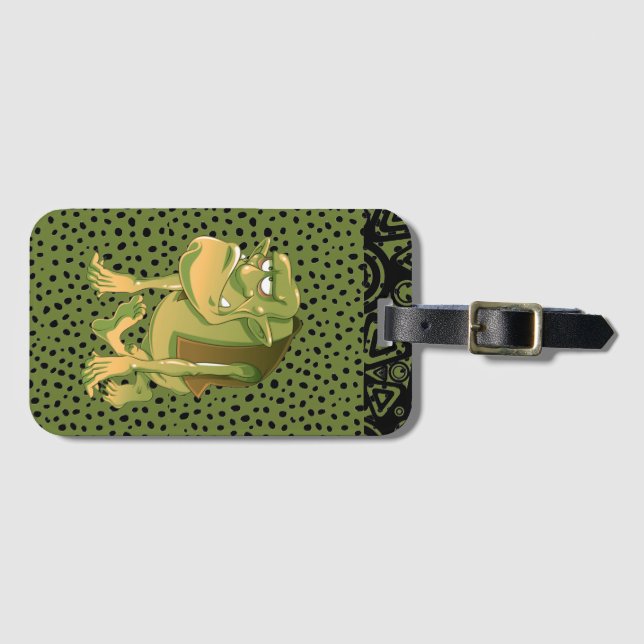 Ugly Troll  Luggage Tag (Front Horizontal)