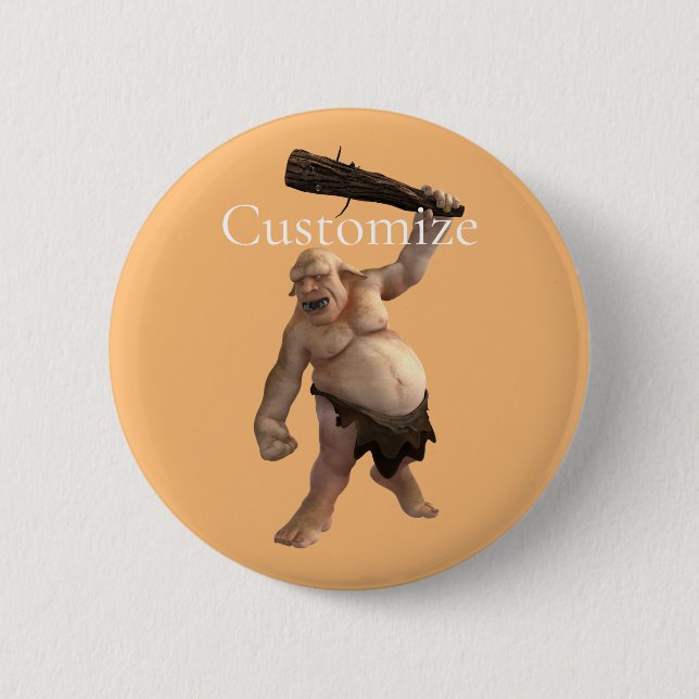 Ugly Troll Thunder_Cove 6 Cm Round Badge (Front)