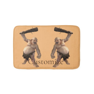 Ugly Troll Thunder_Cove Bath Mat