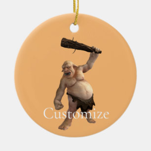 Ugly Troll Thunder_Cove Ceramic Ornament