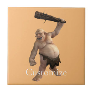 Ugly Troll Thunder_Cove Ceramic Tile