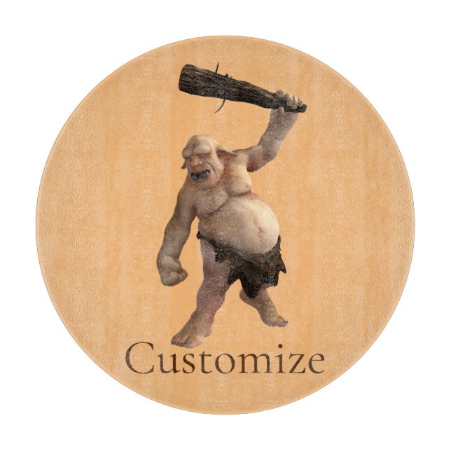 Ugly Troll Thunder_Cove Cutting Board (Front)