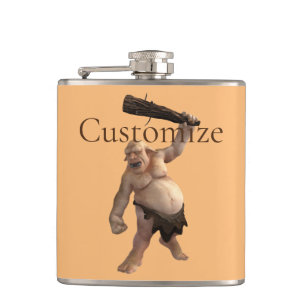 Ugly Troll Thunder_Cove Hip Flask