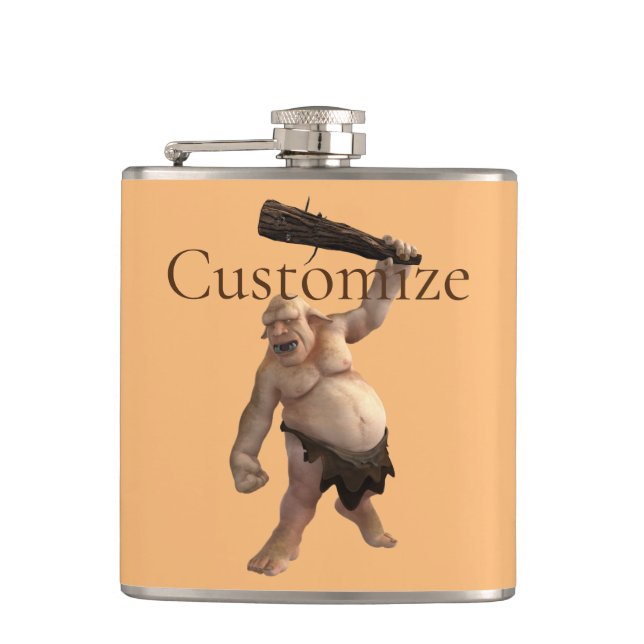 Ugly Troll Thunder_Cove Hip Flask (Front)