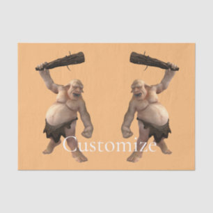 Ugly Troll Thunder_Cove Tissue Paper