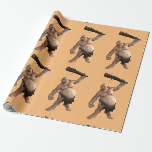 Ugly Troll Thunder_Cove Wrapping Paper