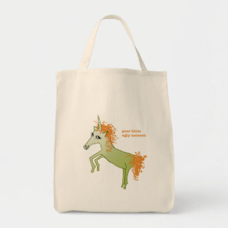 "Ugly Unicorn" Tote Bags