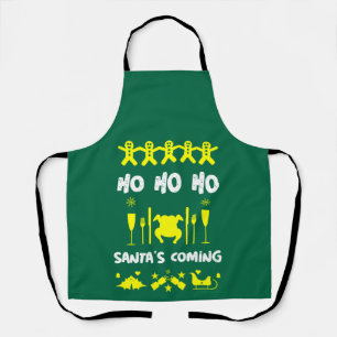 Ugly xmas office party apron