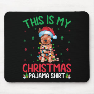 Ugly Xmas Soft Coated Wheaten Terrier Dog Christma Mouse Pad