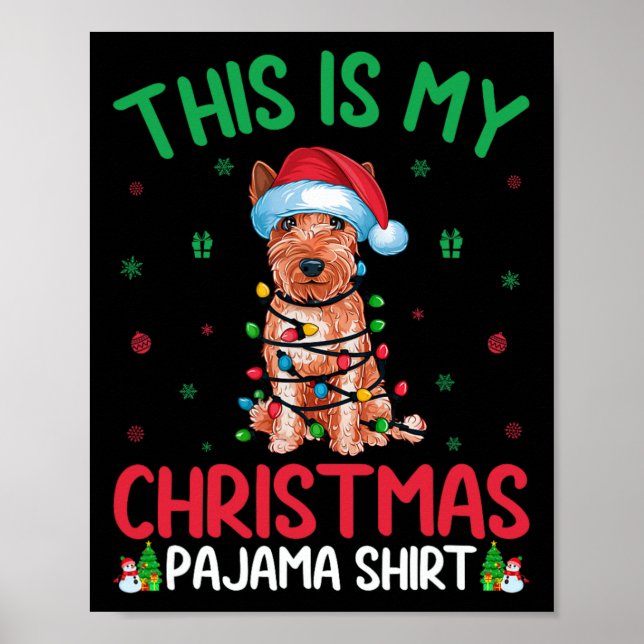 Ugly Xmas Soft Coated Wheaten Terrier Dog Christma Poster (Front)